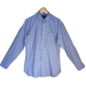 J.CREW Men's Medium Blue Shirt Long Sleeve